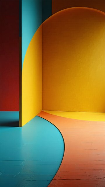 추상적인 색상 공간 디자인