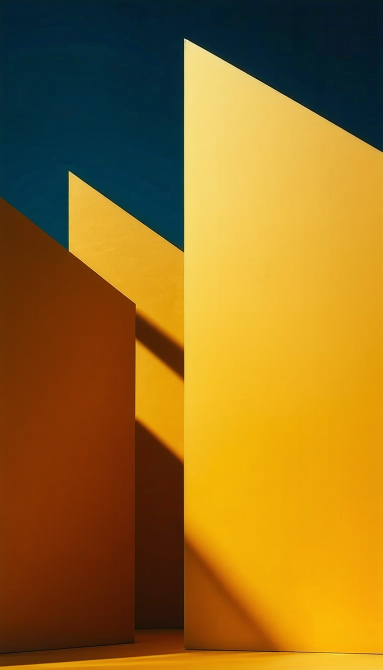 노란색 추상 조형물, 추상, 조형, 미술, 예술, 색감, 노란색