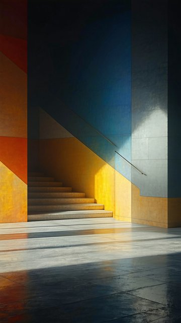 색채와 빛의 조화: 건축 공간