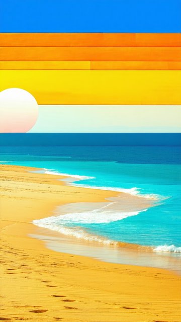 아름다운 해변 풍경