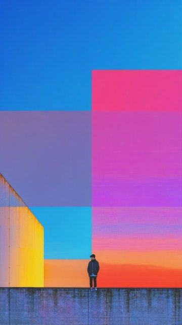 색감이 아름다운 도시 풍경