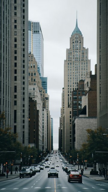 도시 거리 풍경