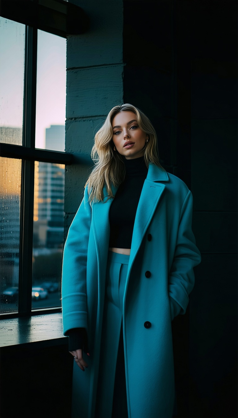 Untitled, Editorial Fashion Photography, centered subject, minimal background, no-person