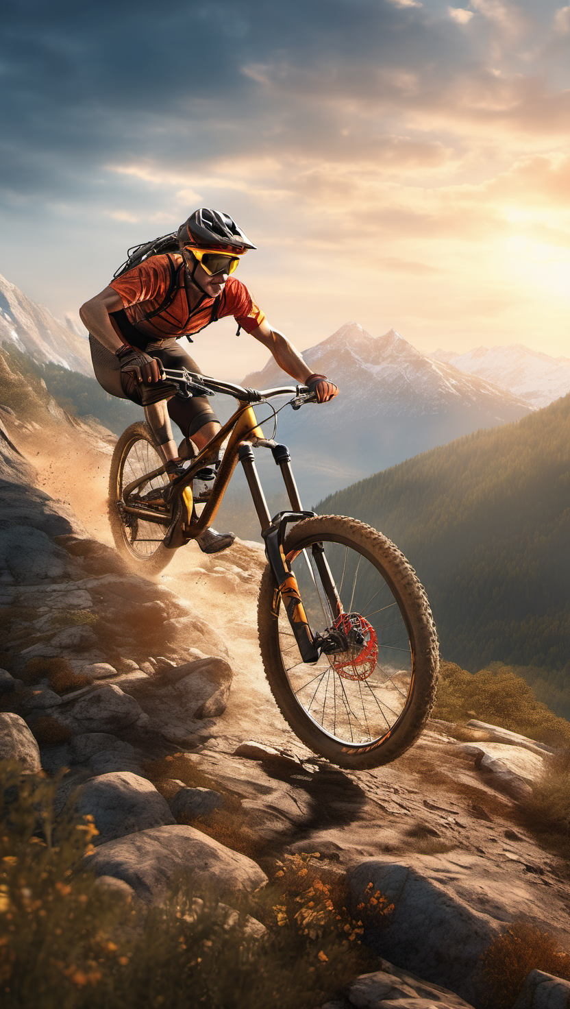 산악자전거 다운힐: 웅장한 자연 속 질주, 산악자전거, MTB, 다운힐, 익스트림 스포츠, Mountain Biking, Downhill
