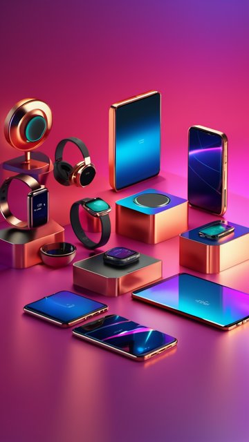 세련된 스마트 기기 컬렉션